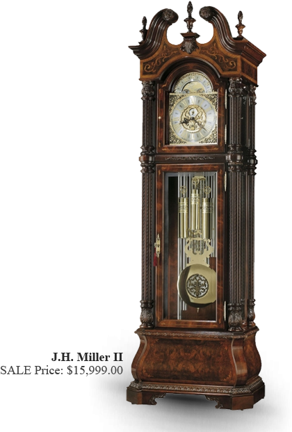 Carry On The Tradition Of Old-world Craftsmanship - Howard Miller The J.h. Miller Grandfather Clock (523x664), Png Download