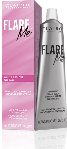 Clairol Professional Flare Me Permanent Cream Color - Flare Me Rose To The Occasion Color (258x575), Png Download