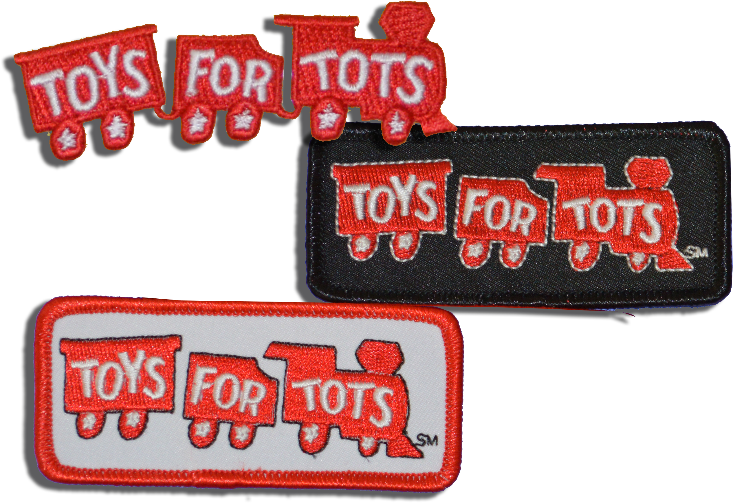Cut-out & Twill Patches - Toys For Tots Logo Transparent Background (2763x1848), Png Download