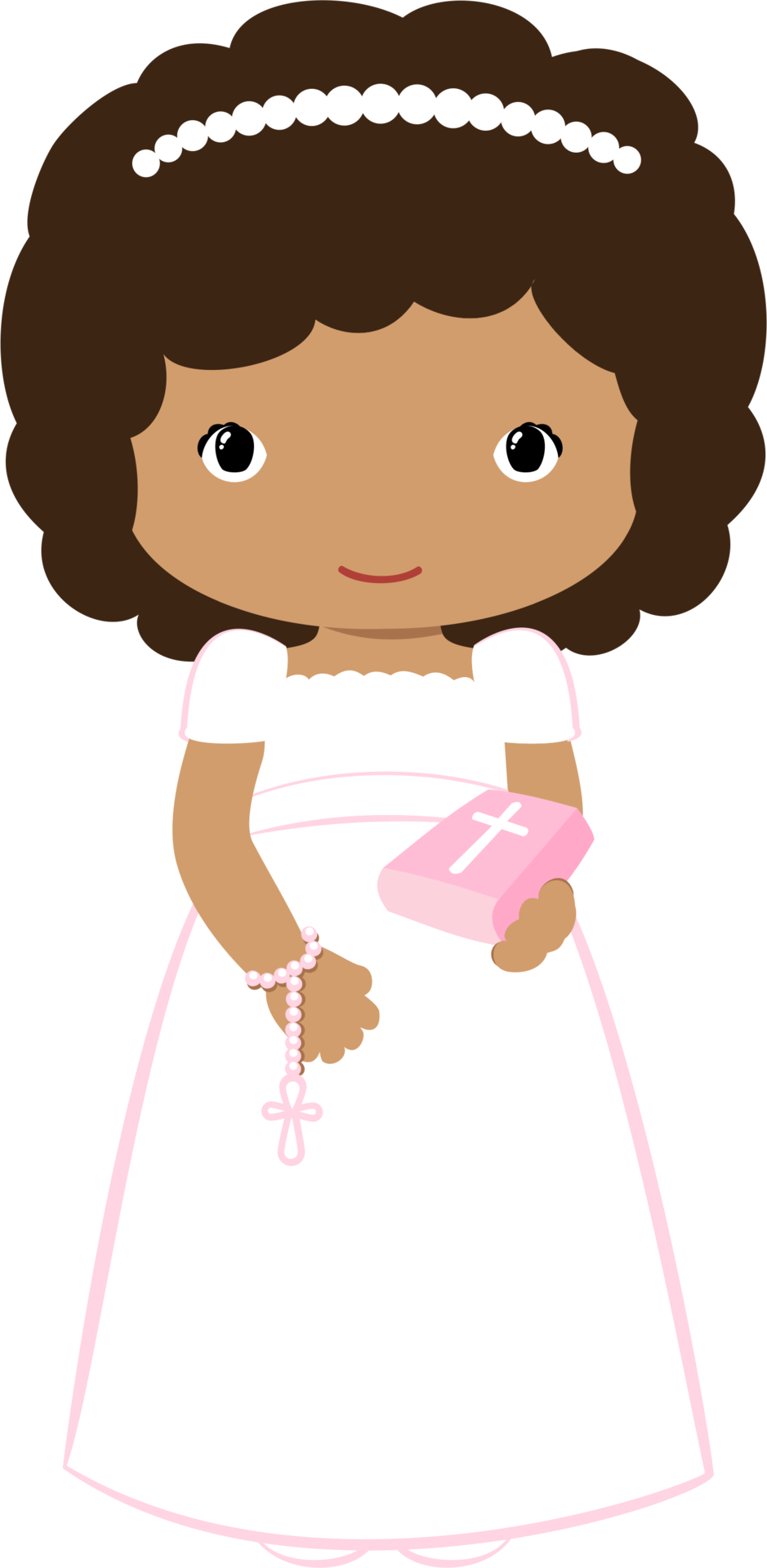 Ver Todas Las Imágenes De La Carpeta Png - Clipart First Communion Girl (939x1920), Png Download
