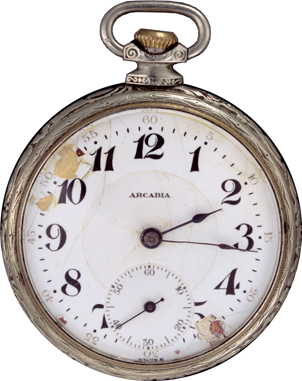 File - 1859pocketwatch - Watch Recovered From Titanic (1055x1281), Png Download