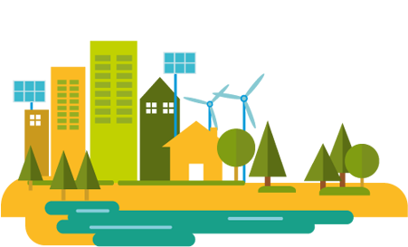 Green Credentials - Environmentally Friendly City Png (505x380), Png Download