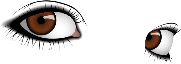 Eye Png - Png Image Of Eye (599x203), Png Download