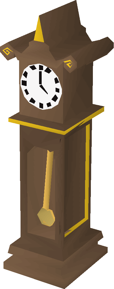 Gilded Clock Built - Wiki (394x998), Png Download