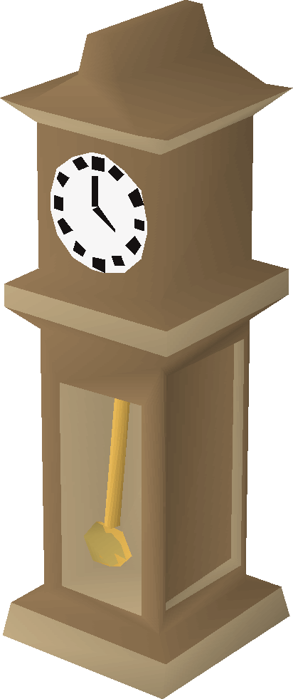 Oak Clock Built - Wiki (412x981), Png Download