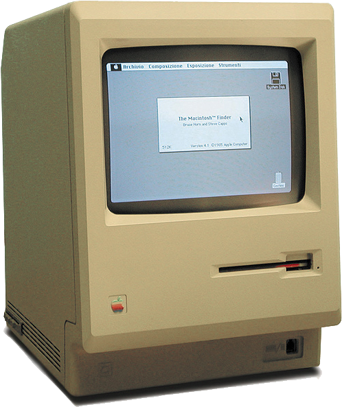 Macintosh 128k - Macintosh Original (533x625), Png Download