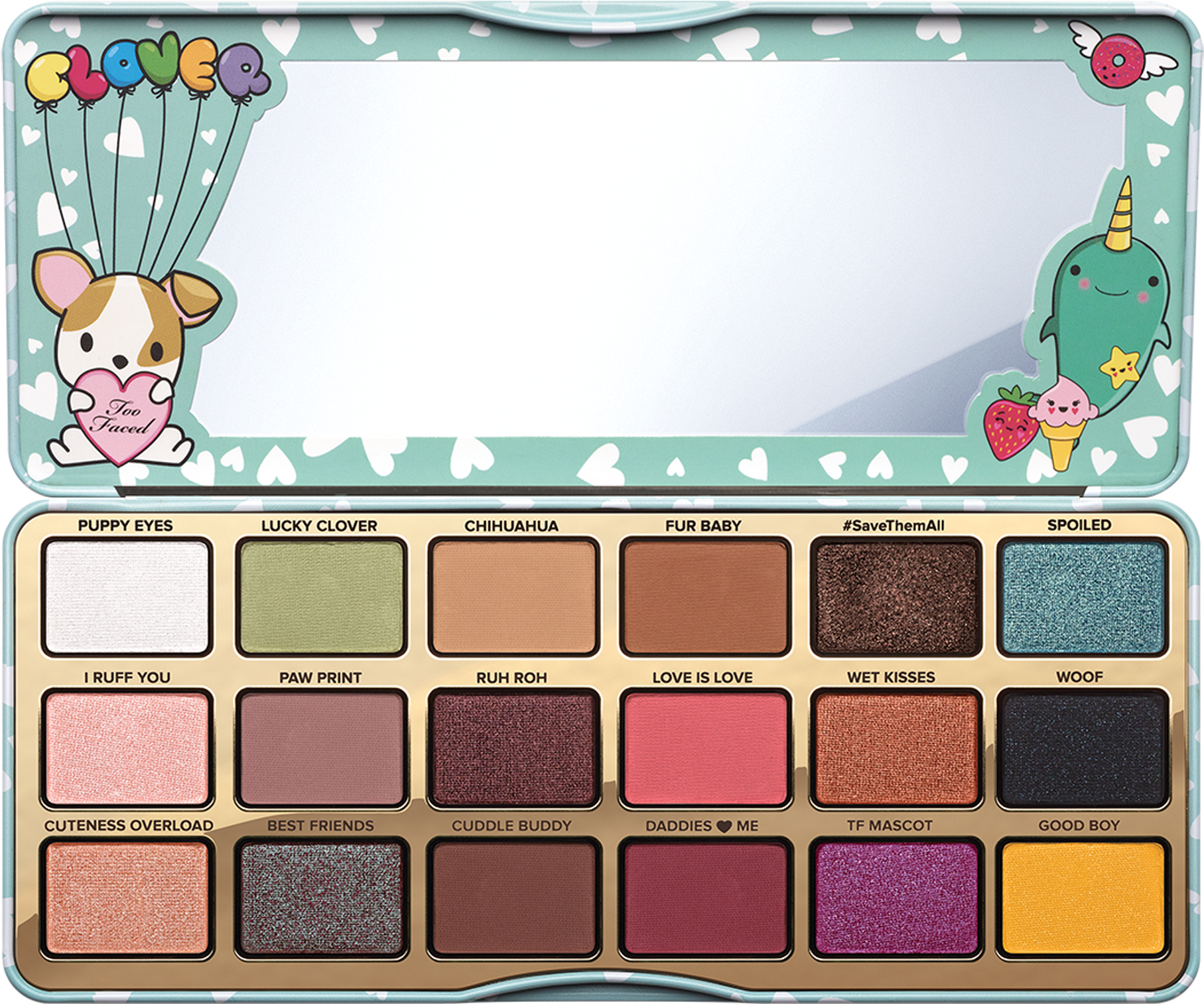 Clover Palette - Too Faced Clover Eyeshadow Palette (2000x1512), Png Download