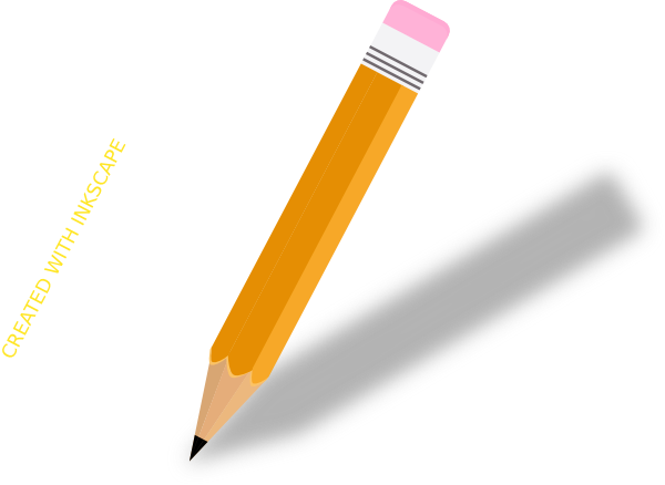 Pencil Svg Clip Arts 600 X 438 Px (600x438), Png Download
