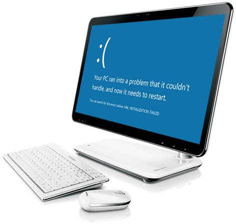 Apple Mac Repair - Lenovo Ideacentre A310 All In One Pc (500x455), Png Download