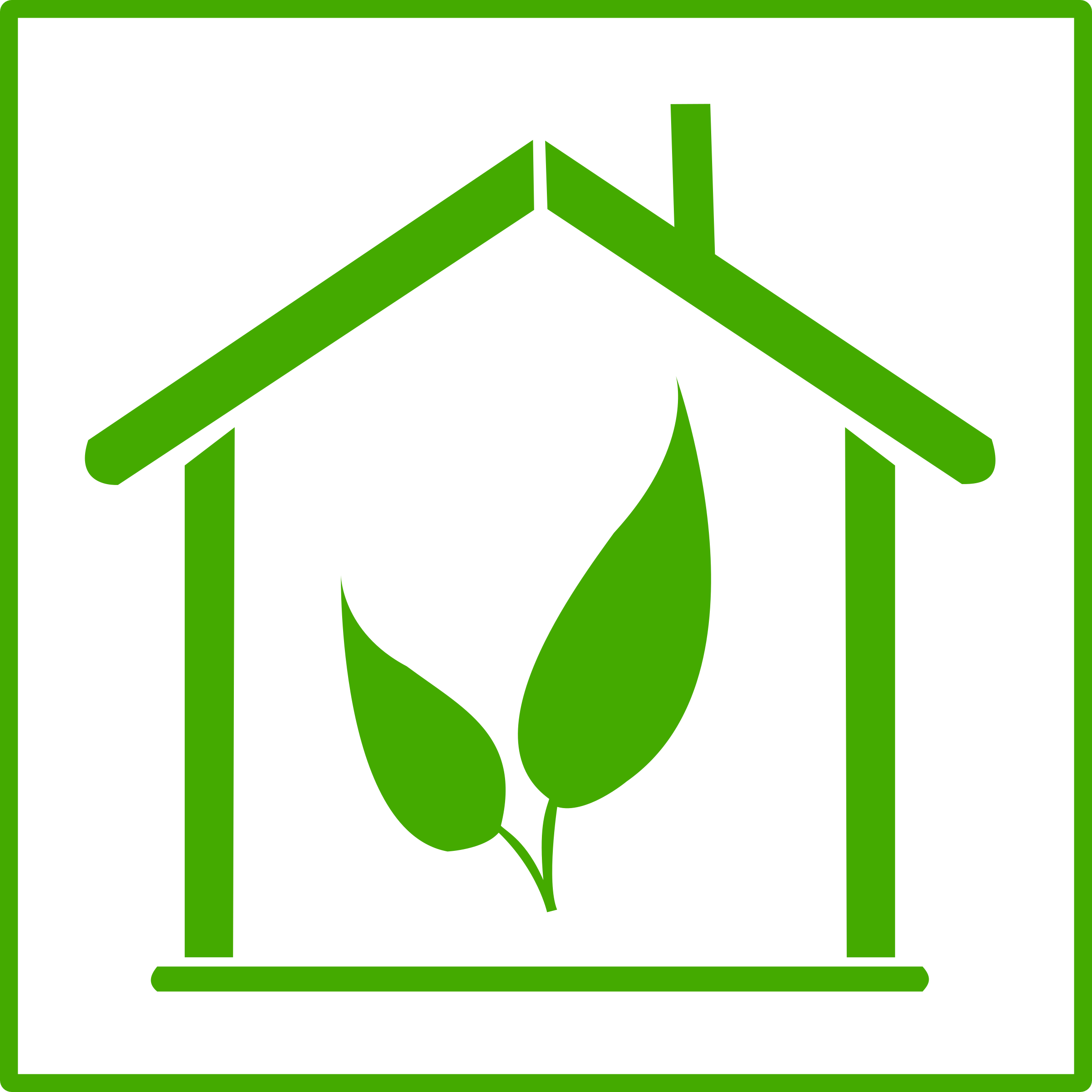 Energy Clipart Eco Friendly - Green House Icon (2400x2400), Png Download