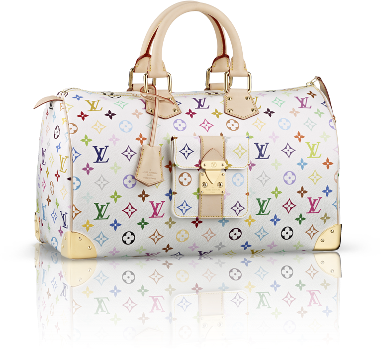 Speedy 40 Multicolore Via Louis Vuitton - Borsa Louis Vuitton Colorata (900x900), Png Download