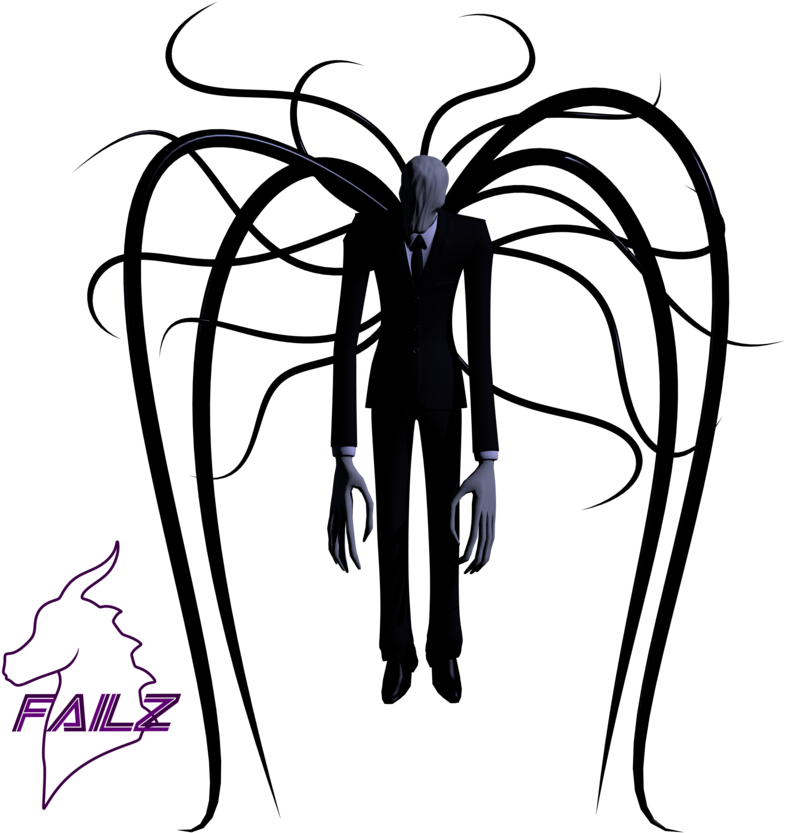 Slenderman Flashlight Png - Slenderman Real Transparent (843x948), Png Download