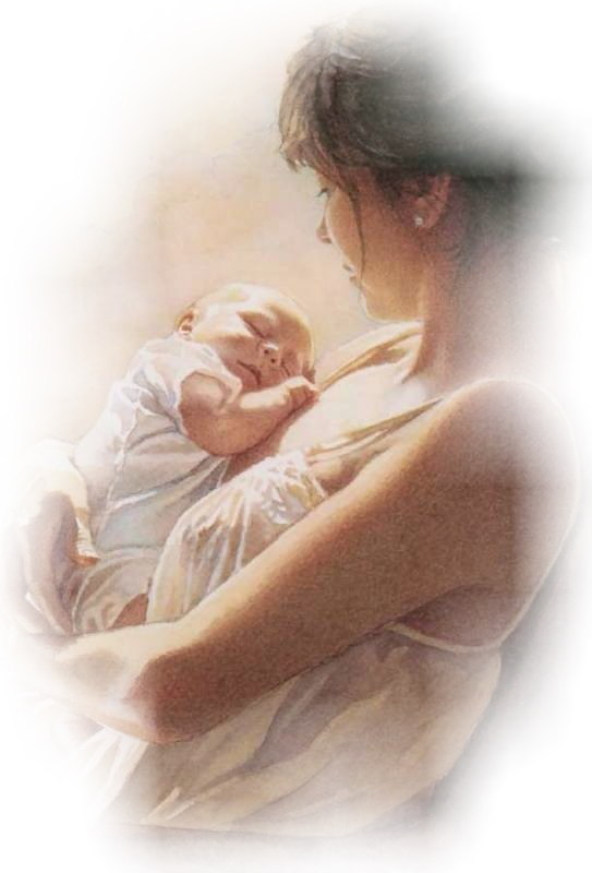 Tubes Mere-enfant - Steve Hanks (543x800), Png Download