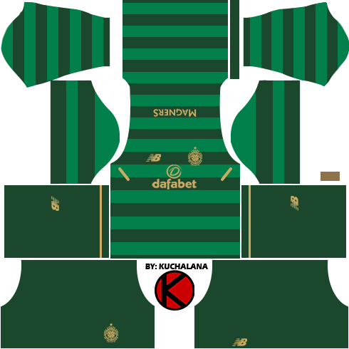 Celtic Fc Kits 2017/18 - Dream League Soccer Perak Kit 2017 (490x490), Png Download