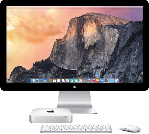 Worked On The 2014 Edition Of The Mac Mini In Addition - Apple Thunderbolt Display (500x448), Png Download