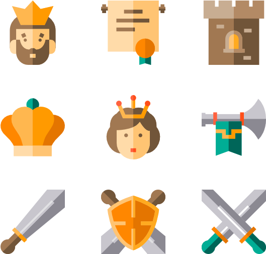Royalty 30 Icons - Icon Ts3 มงกุฎ (600x564), Png Download