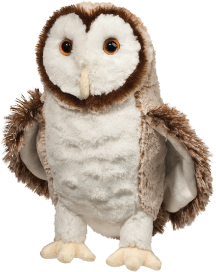 Swoop Barn Owl - Plush Barn Owl (600x600), Png Download