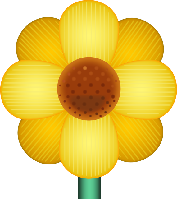 Wilted Flower Emoji Source Yellow Flower Emoji Png Full Size Png Download Seekpng