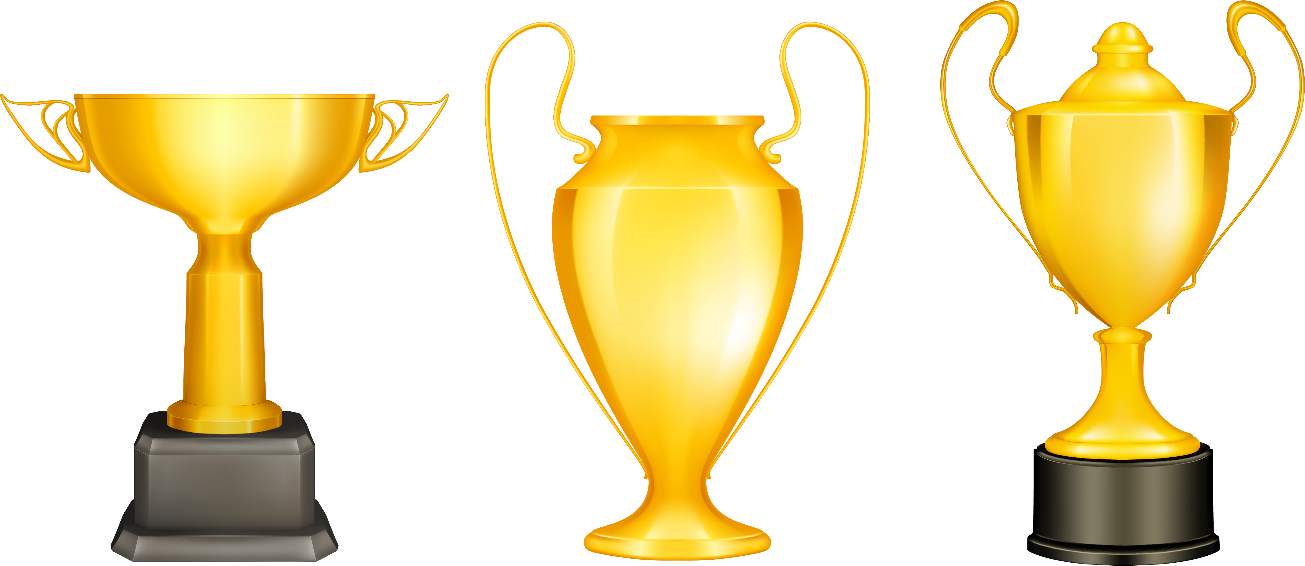 Trophy Vector (4406x2004), Png Download