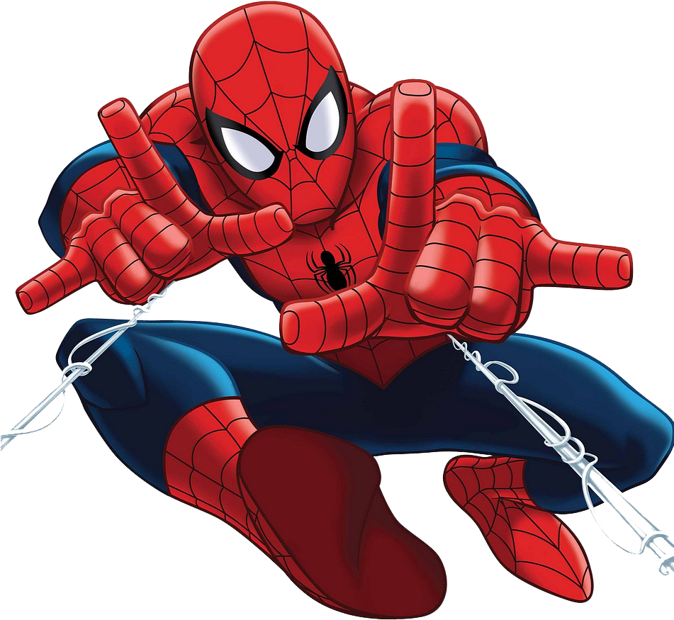 Spider-man Free Superhero Coloring Page - Spiderman Png (950x944), Png Download