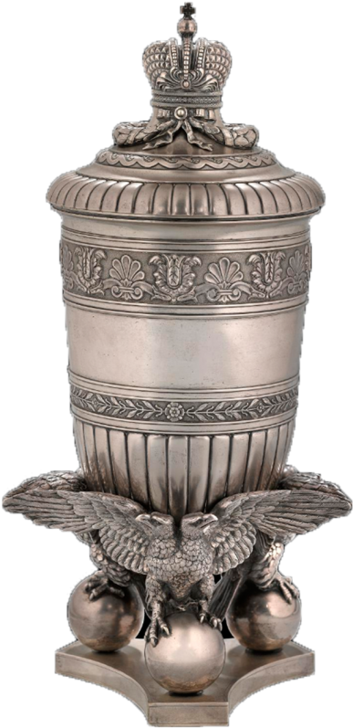Russian Silver Imperial Trophy Fabergé - Antique (1024x811), Png Download
