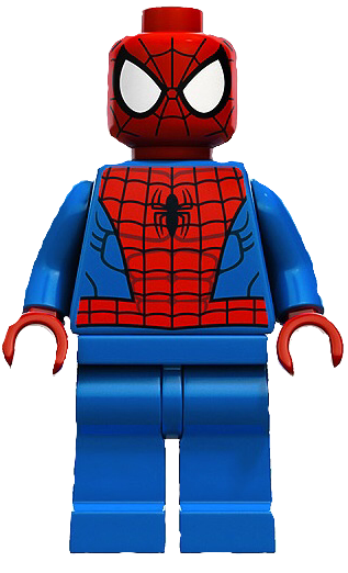 Spiderman - Spiderman Lego Man (334x531), Png Download
