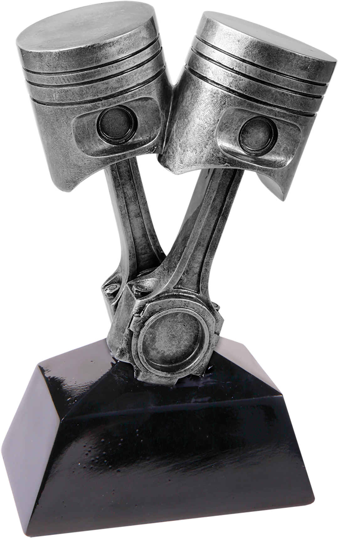 Antique Silver Piston Resin - Piston Trophies (1800x1800), Png Download