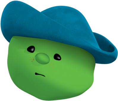 Pea - Green Peas From Veggie Tales (531x500), Png Download