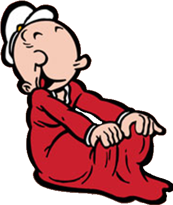 Swee'pea - Popeye The Sailor Man Swee Pea (358x417), Png Download