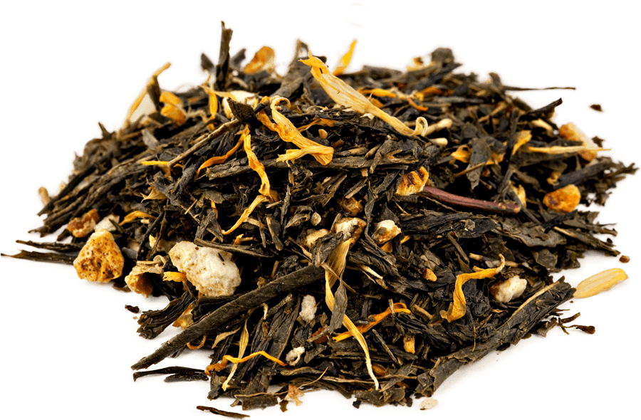 Organic Citrus Ginger Green Tea - Tea (920x596), Png Download