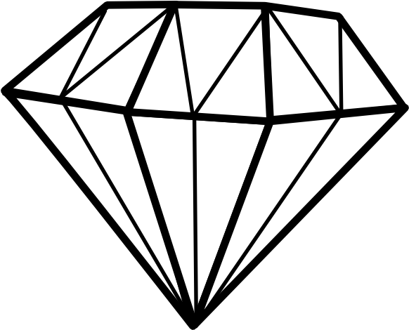 Diamant / Diamond Clip Art - Diamond Clip Art Png (600x469), Png Download
