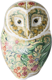 Parchment Owl - Royal Crown Derby - Parchment Owl (475x350), Png Download