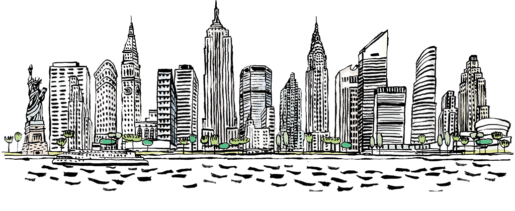 New York City (1024x420), Png Download