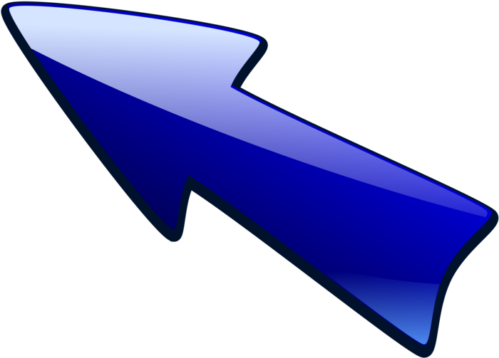 Computer Icons Arrow Download Drawing - Arrow Pointing Up Left (750x750), Png Download