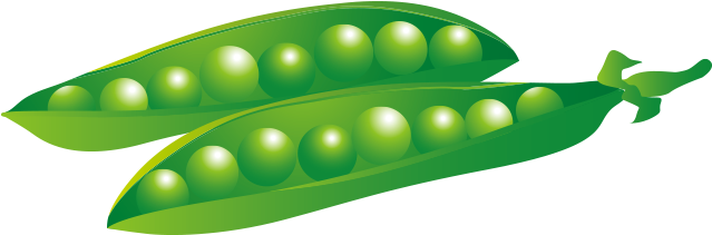 Clipart Free Library The Princess And Pea Vegetable - Pea (800x800), Png Download