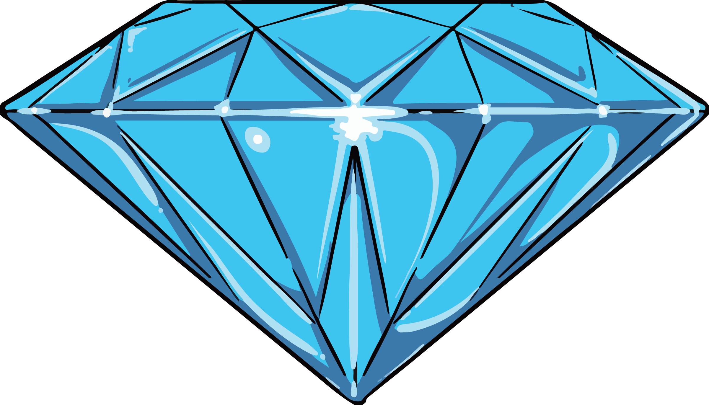 Inside The Diamond Membership - Diamond Vector (2401x1372), Png Download