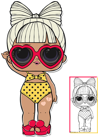 Series 3 L - Lol Surprise Serie 1 (378x494), Png Download