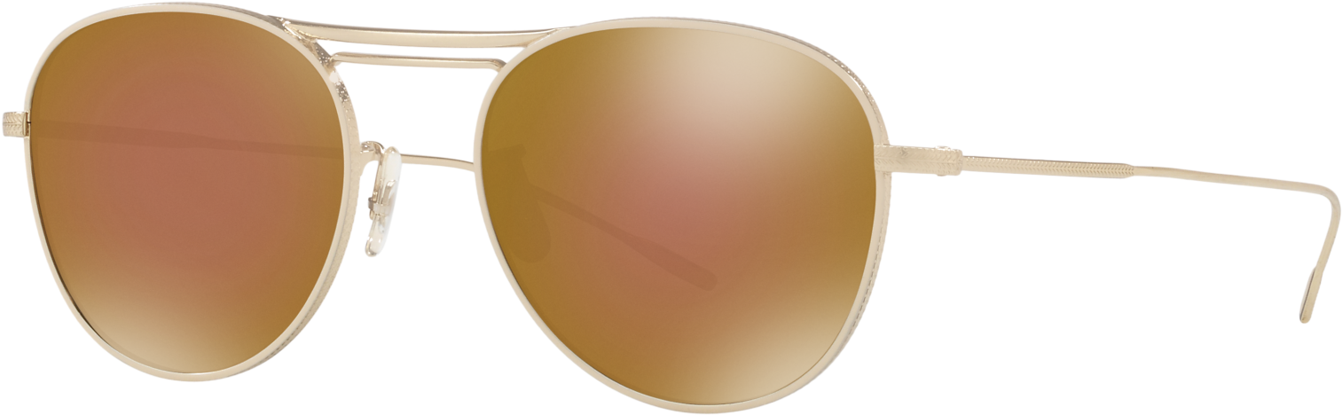 Marked By Mirrored Auburn Tone Lenses, This Pair Of - Reflection (2000x1000), Png Download