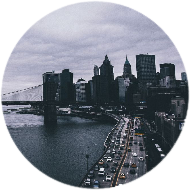 City Stadt Newyorkcity Tumblr Coolfreetoedit - Brooklyn Bridge (669x668), Png Download