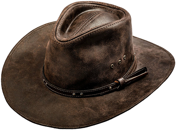 Mccree Hat Png - Outback Trading Leather Kodiack Hat (784x588), Png Download