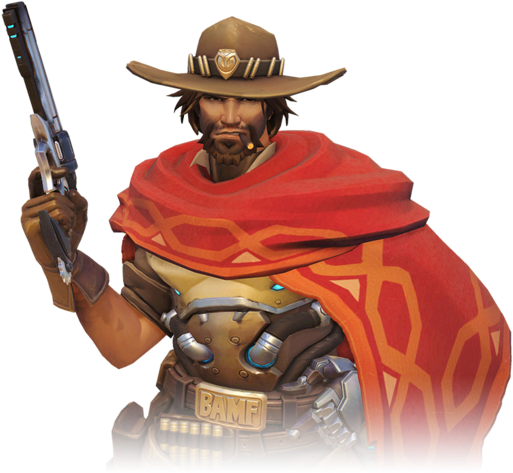 Mccree Overwatch Png - Mccree Overwatch (1200x645), Png Download