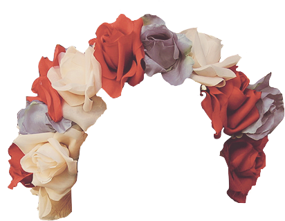 Flower Crown Transparent Overlay Tumblr - Arch (500x584), Png Download