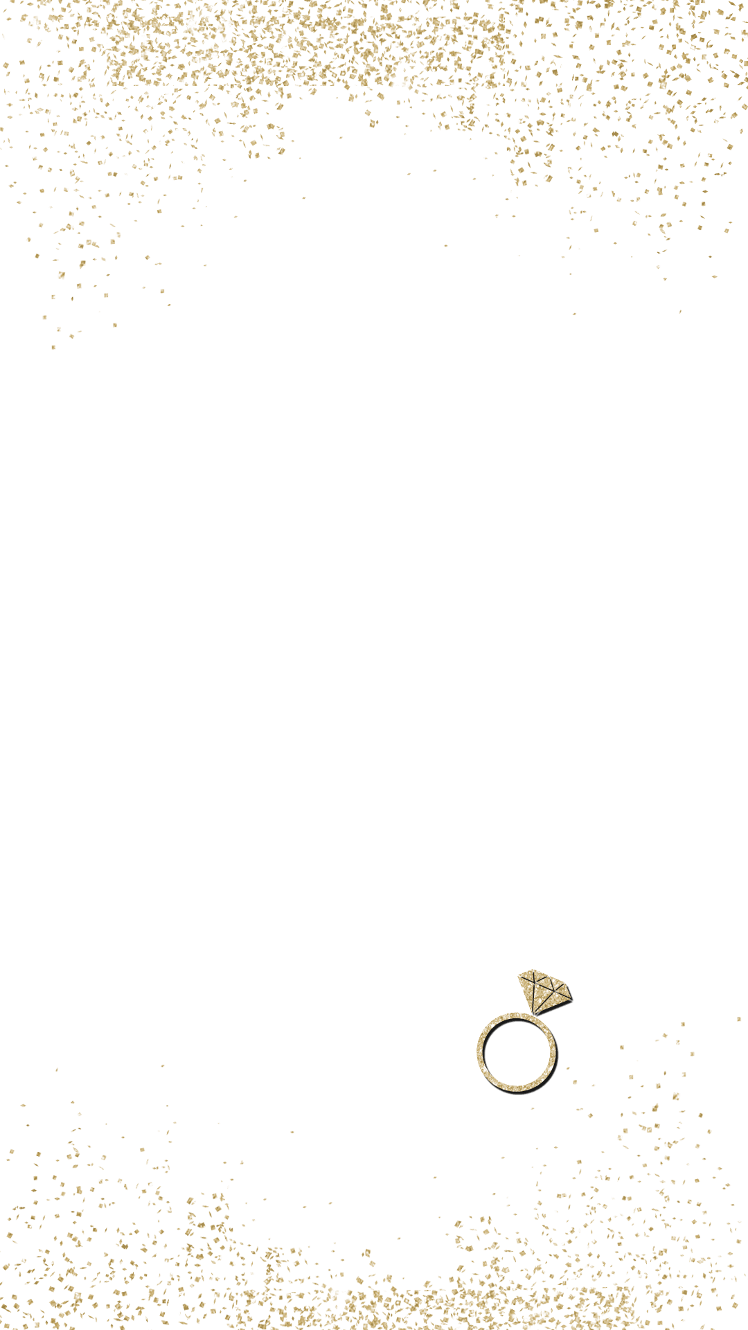 Engagement Snapchat Filter Geofilter - Ring (1080x1920), Png Download