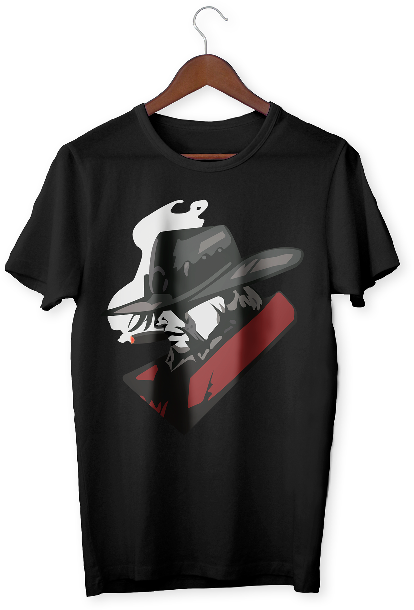 Mccree T-shirt - T-shirt (1400x2043), Png Download