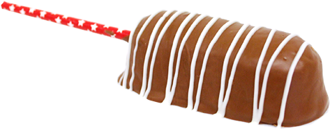 Gourmet Milk Chocolate Covered Twinkie Pops For Fresh - Chocolate (500x500), Png Download