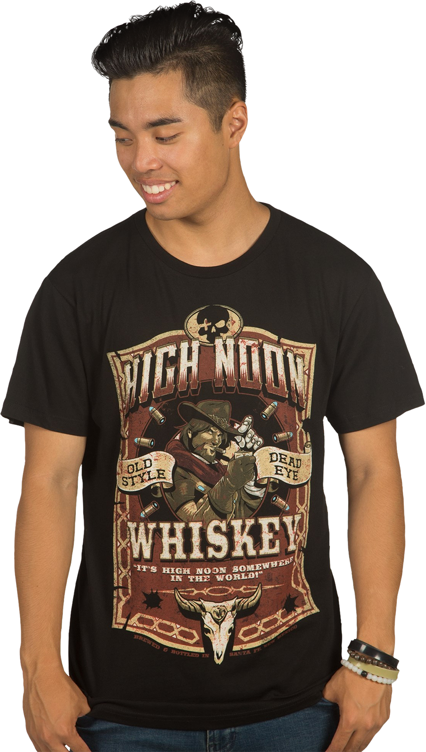 Overwatch - Overwatch High Noon Whiskey Shirt (850x1500), Png Download