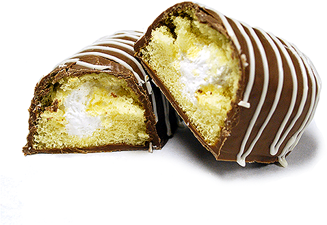 Gourmet Milk Chocolate Covered Twinkie Pops For Fresh - Chocolate (500x500), Png Download