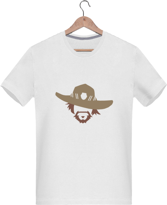 T-shirt Men 180g Mccree By Lisartistaya - T-shirt (690x850), Png Download