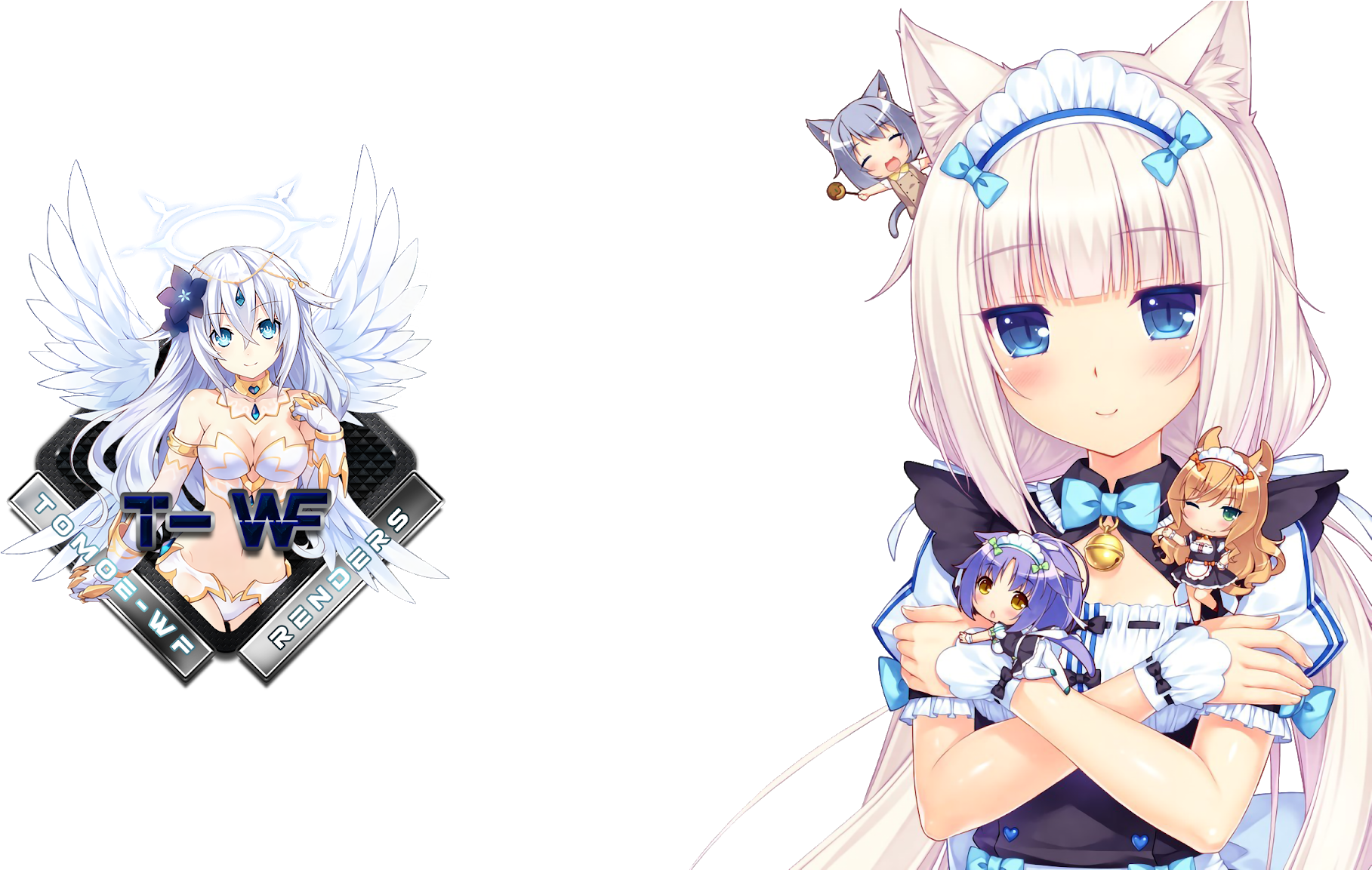 Nekopara (2048x1152), Png Download
