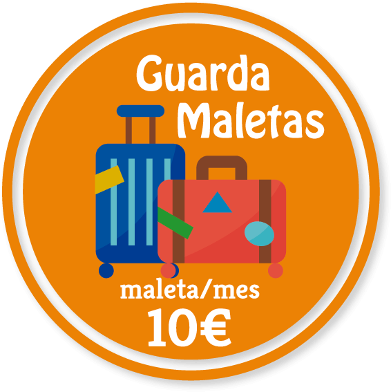 Banner Guardamaletas Naranja - Badge (600x600), Png Download